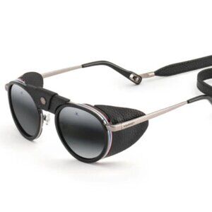 Vuarnet Sunglasses Glacier VL2110 0002 Titanium Greylynx Black Flag Bond 007